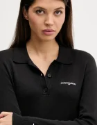 Tommy Jeans Рокля в черно къса разкроена DW0DW22464