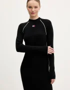 Tommy Jeans Рокля в черно къса с кройка по тялото DW0DW21914