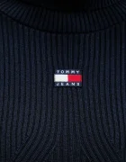 Tommy Jeans Рокля в тъмносиньо дълга с кройка по тялото DW0DW21910