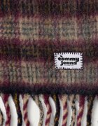 Tommy Jeans шал дамски от вълнена материя бежов AW0AW18985