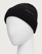 Tommy Jeans шапка beanie мъжка от памук черна AM0AM14865