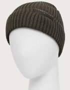 Tommy Jeans шапка beanie мъжка от памук зелена AM0AM14865