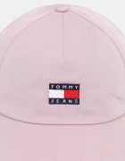 Tommy Jeans шапка с козирка дамска от памук розова AW0AW16991
