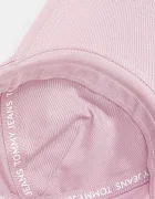Tommy Jeans шапка с козирка дамска от памук розова AW0AW16991