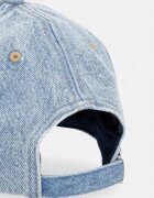Tommy Jeans шапка с козирка дамска от памук синя AW0AW18578