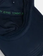 Tommy Jeans шапка с козирка мъжка от памук тъмносиня AM0AM12933