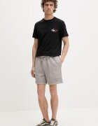 Tommy Jeans Спортен къс панталон мъжки от памук кафяв с висока талия DM0DM22696