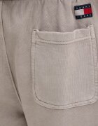 Tommy Jeans Спортен къс панталон мъжки от памук кафяв с висока талия DM0DM22696