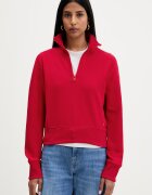 Tommy Jeans суичър дамски от памук червен DW0DW22835