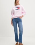 Tommy Jeans Суичър дамски от памук розов DW0DW22742