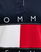 Tommy Jeans суичър дамски от памук тъмносин DW0DW22827