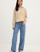 Tommy Jeans суичър дамски с памук бежов DW0DW19958