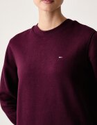 Tommy Jeans суичър дамски с памук бордо DW0DW19959