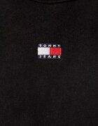 Tommy Jeans суичър дамски с памук черен DW0DW23297