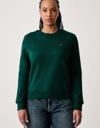 Tommy Jeans суичър дамски с памук зелен DW0DW19959