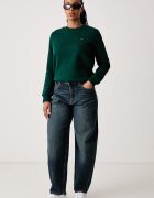 Tommy Jeans суичър дамски с памук зелен DW0DW19959