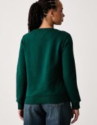Tommy Jeans суичър дамски с памук зелен DW0DW19959