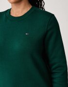 Tommy Jeans суичър дамски с памук зелен DW0DW19959