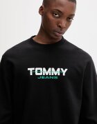 Tommy Jeans суичър мъжки от памук черен DM0DM22682