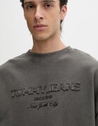 Tommy Jeans суичър мъжки от памук сив DM0DM22714