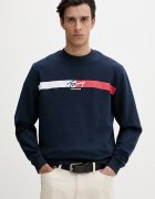 Tommy Jeans суичър мъжки от памук тъмносин DM0DM23019
