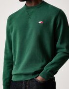 Tommy Jeans суичър мъжки с памук зелен DM0DM23607
