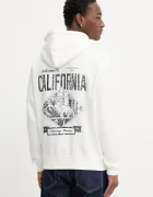 Tommy Jeans Суичър мъжки в бежово с качулка с принт DM0DM22380
