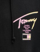 Tommy Jeans суичър с качулка мъжки от памук черен DM0DM23129