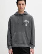 Tommy Jeans суичър с качулка мъжки от памук сив DM0DM22840