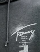 Tommy Jeans суичър с качулка мъжки от памук сив DM0DM22840
