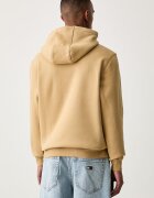 Tommy Jeans суичър с качулка мъжки с памук бежов DM0DM20742