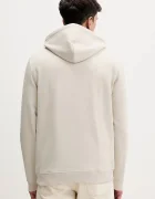 Tommy Jeans суичър с качулка мъжки с памук бежов DM0DM22666
