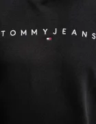 Tommy Jeans суичър с качулка мъжки с памук черен DM0DM20746