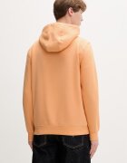 Tommy Jeans суичър с качулка мъжки с памук оранжев DM0DM20742