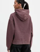 Tommy Jeans Суичър в кафяво с качулка с изчистен дизайн DW0DW21609