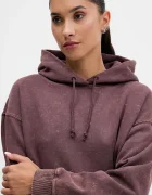 Tommy Jeans Суичър в кафяво с качулка с изчистен дизайн DW0DW21609