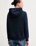 Tommy Jeans Суичър в тъмносиньо с качулка с изчистен дизайн DW0DW19958