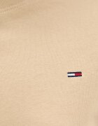 Tommy Jeans тениска basic дамска от памук бежова DW0DW20459