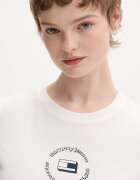 Tommy Jeans тениска basic дамска памучна бяла DW0DW22273