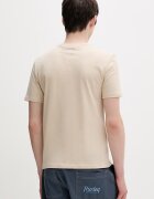 Tommy Jeans тениска basic мъжка от памук 2 броя бежова DM0DM20687