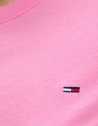 Tommy Jeans тениска базова дамска от памук розова DW0DW20459