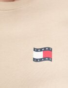 Tommy Jeans тениска дамска от памук бежова DW0DW22274