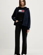 Tommy Jeans тениска дамска от памук черна DW0DW22562
