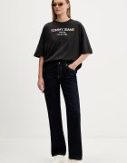 Tommy Jeans тениска дамска от памук черна DW0DW22803