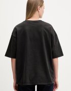 Tommy Jeans тениска дамска от памук черна DW0DW22803