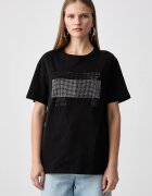 Tommy Jeans тениска дамска от памук черна DW0DW23267