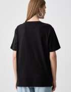 Tommy Jeans тениска дамска от памук черна DW0DW23267
