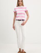 Tommy Jeans тениска дамска от памук розова DW0DW23801