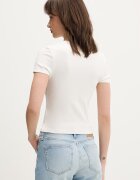 Tommy Jeans тениска дамска с памук бежова DW0DW22272