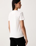 Tommy Jeans тениска дамска с памук бяла DW0DW23527